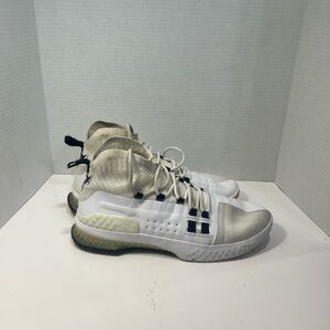 Under Armour White and Black Athletic Shoes